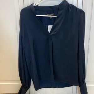 Banana Republic Long Sleeve Women's Navy XS Blouse